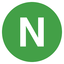 Zielona litera N